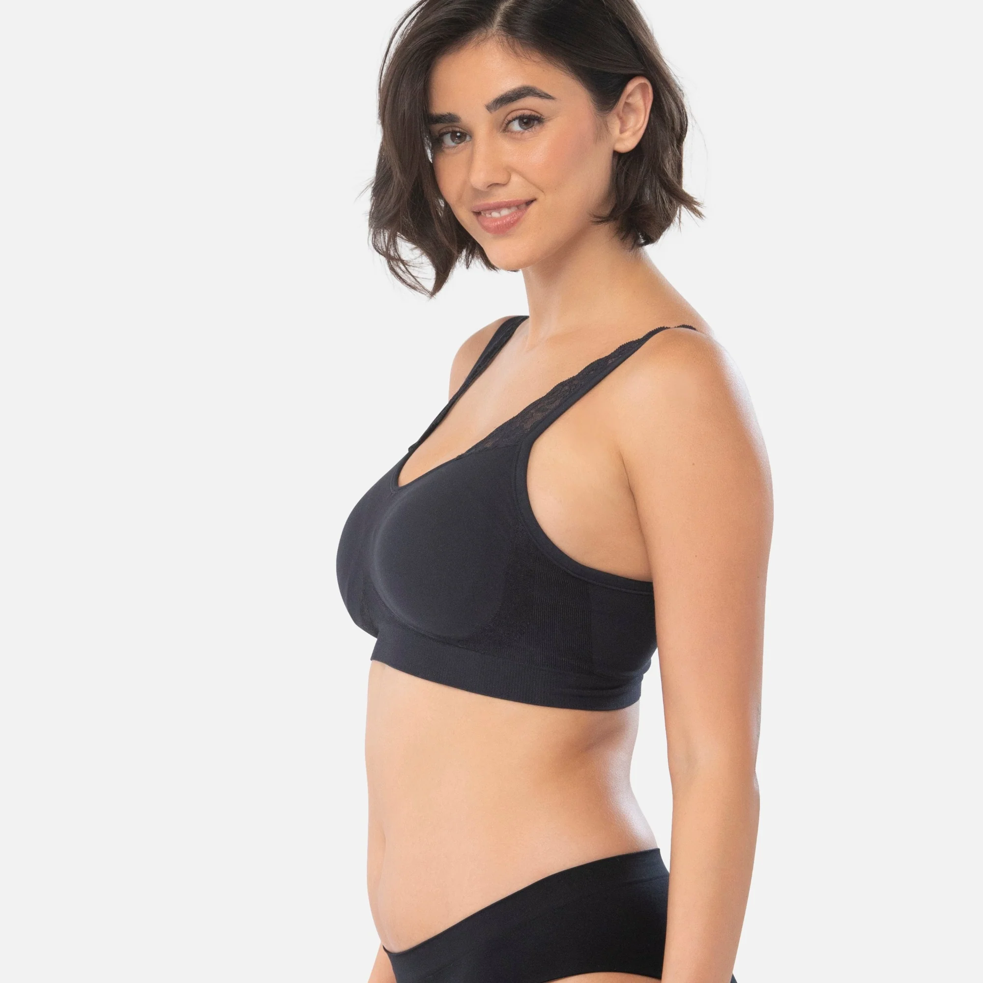 445 The Comfort Bra (Lace Straps) - Image 5